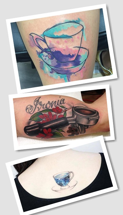 Тату на кавову тематику 