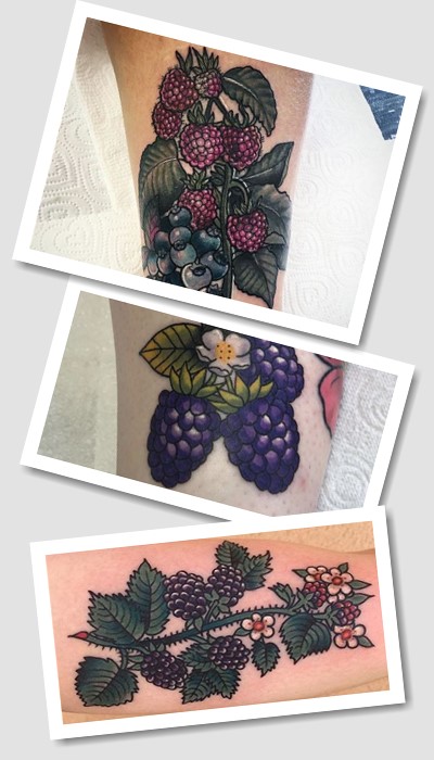 Татуювання малини і ожини