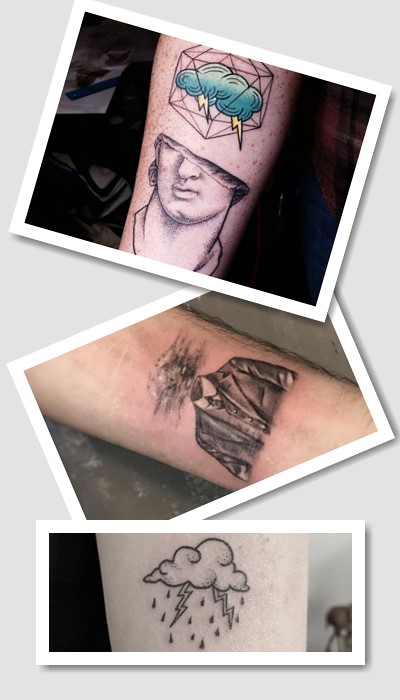 Тату небо та хмари у Києві