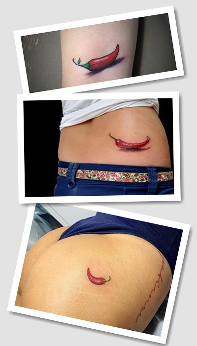 Татуювання перця є виразним та яскравим символом