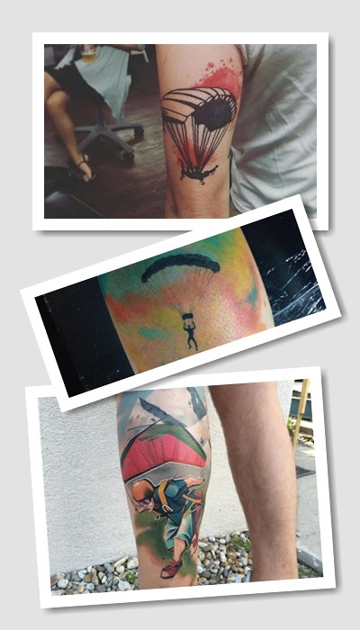 Татуювання парашут  