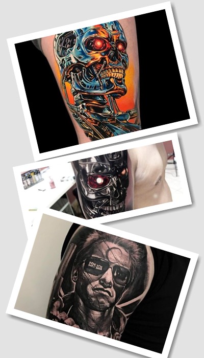 Як зображують на шкірі Татуювання Термінатора