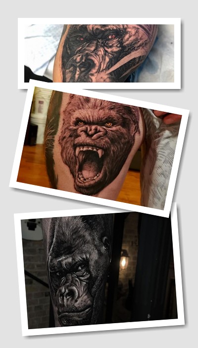 значення Татуювання горила, Кінг Конг