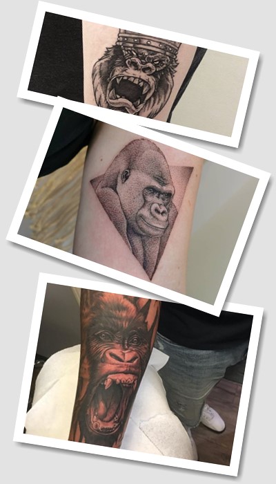 Цікаво знати про значення тату горила, Кінг Конг