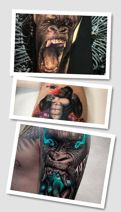 Хто і чому обирає татуювання з образом горили