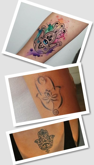 Тату Хамса як амулет