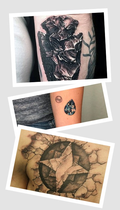 Тату камінь – естетичний малюнок з глибоким значенням