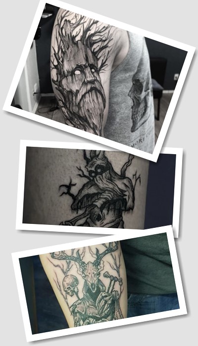 Символіка лісовика в тату