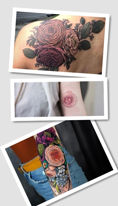 Татуювання жовтець