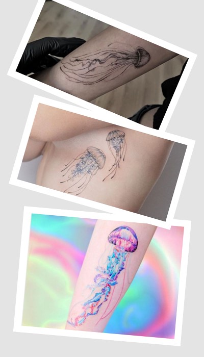 Тату медуза – оригінальний візерунок