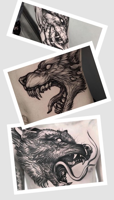 Варіанти малюнків тату перевертень