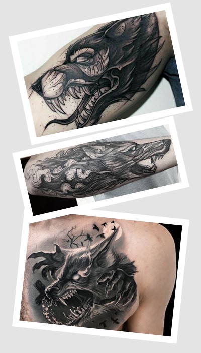 Варіанти малюнків татуювань перевертень