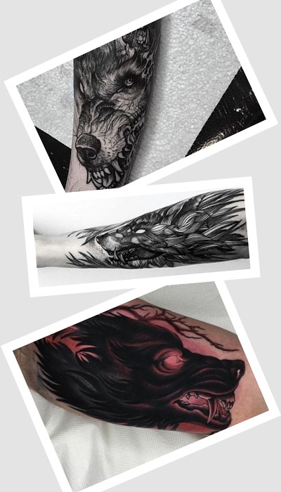 Тату перевертень стилі