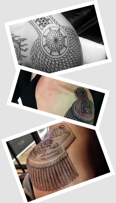 Варіанти виконання тату погони 