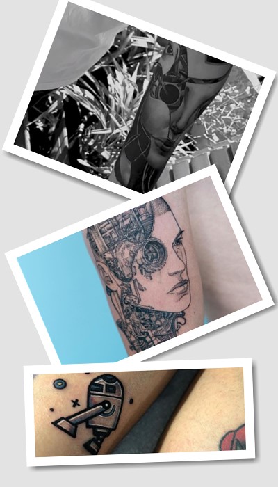 значення Татуювання робот і кіборг