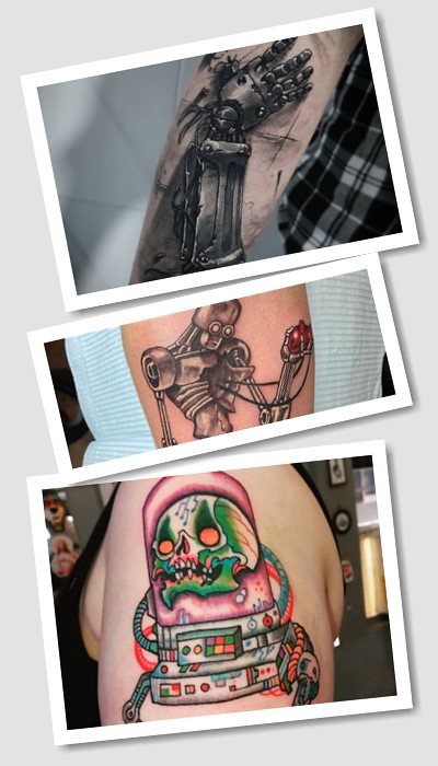 Символіка роботів та кіборгів в тату