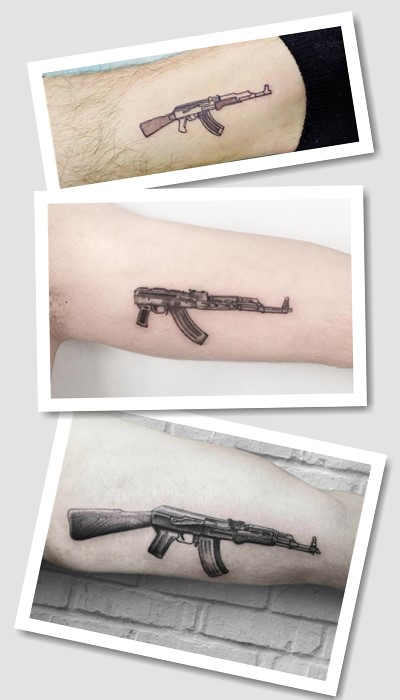 Жіночий варіант тату автомат