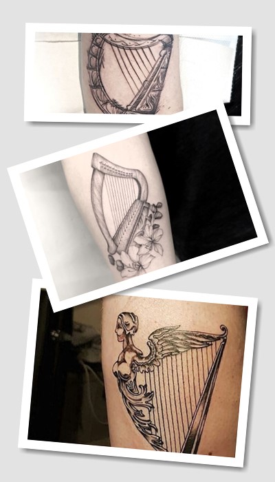значення Татуювання арфа та ліра