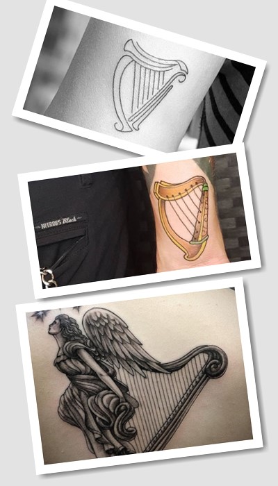 Арфа та ліра тату