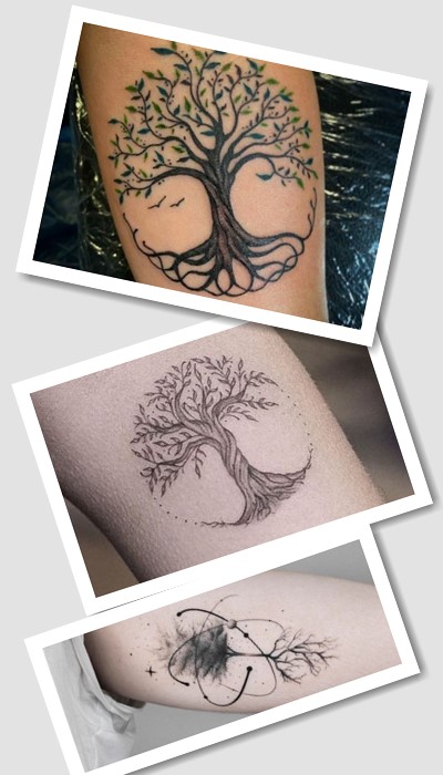 Тату дерево життя наділено глибоким філософським змістом