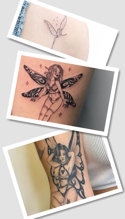 Тату фея – ніжний та вишуканий малюнок