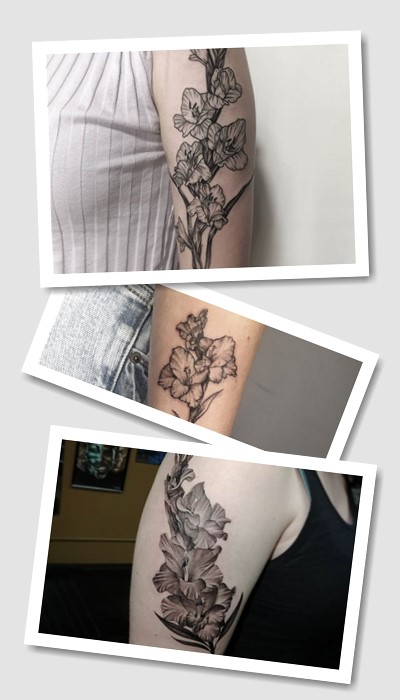Татуювання гладіолус