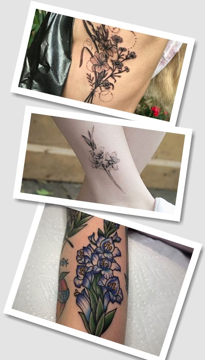 Тату гладіолус кому підійде