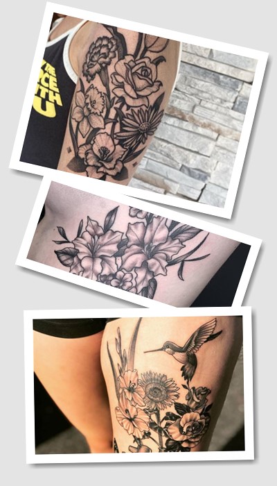 Татуювання із зображенням гладіолуса 