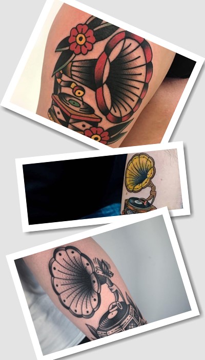 Татуювання грамофон