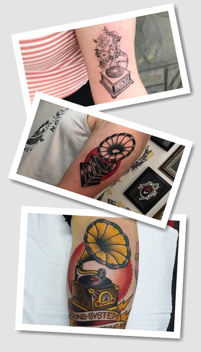 у Києві набити грамофон тату