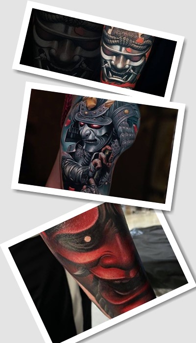 Маска Ханья татуювання