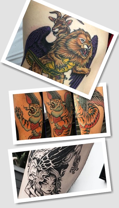 Тату химера символізм