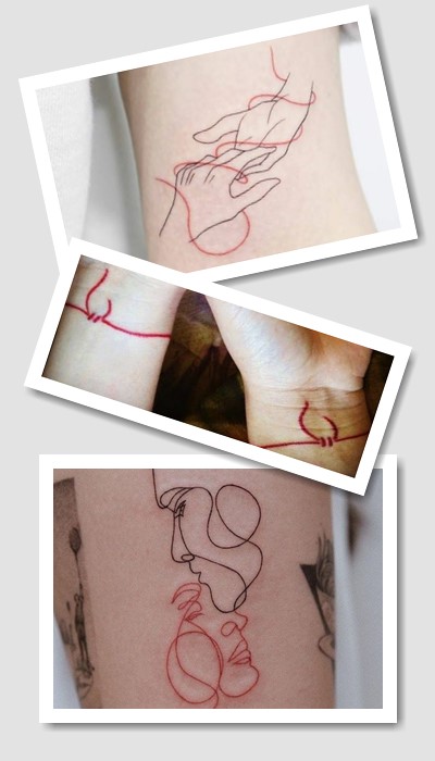 Тату червона нитка кому підходить