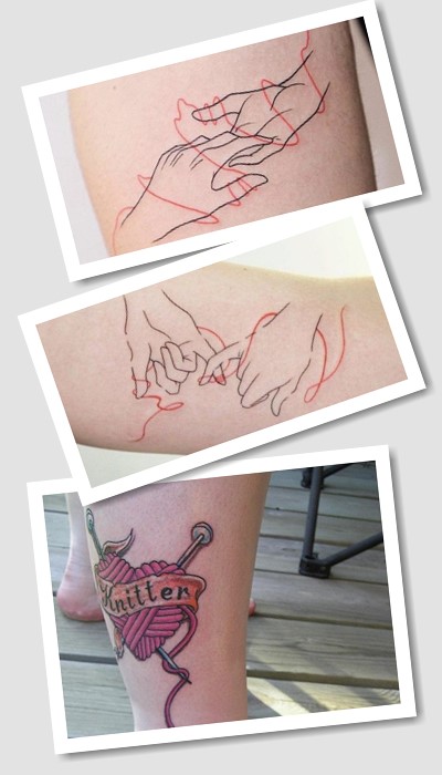 Татуювання червона нитка варіанти