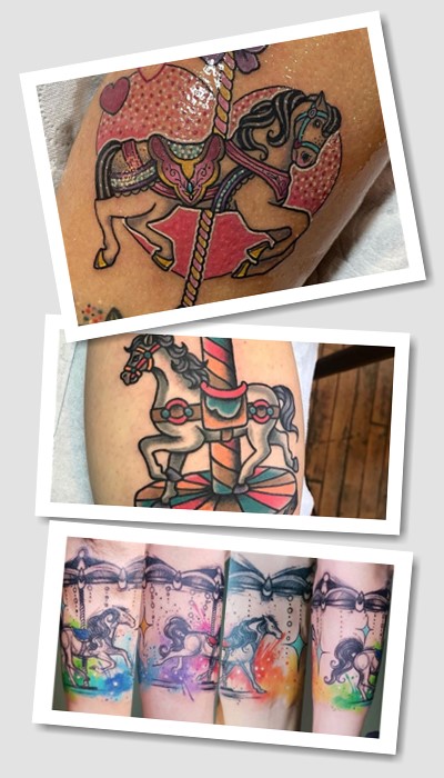 Де набити татуювання карусель