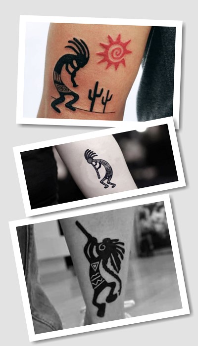 Варіанти малюнків тату Кокопелі