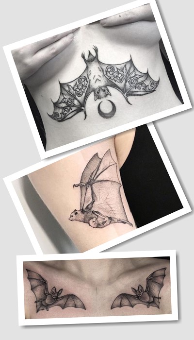 татуювання з кажаном варіанти