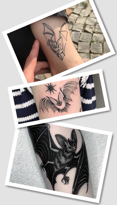 Тату кажан символізм