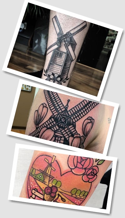 Як зображають млин в тату