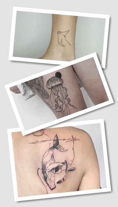 Татуювання з морськими тваринами