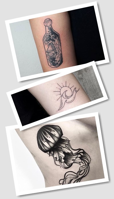 варіанти татуювань з морськими тваринами