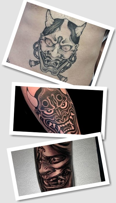 татуювання з японськими демонами