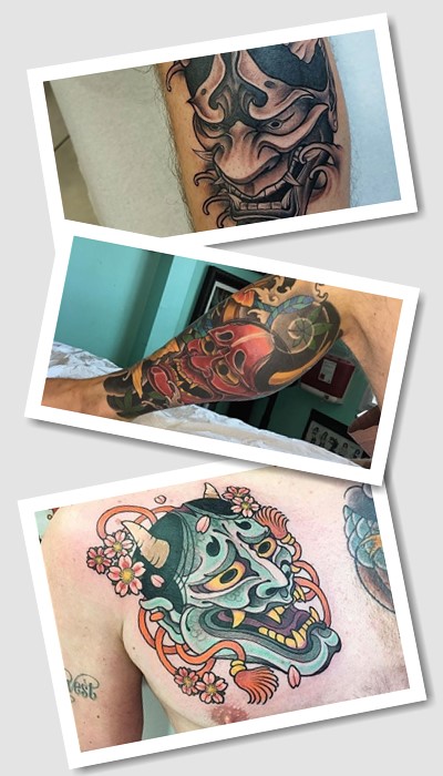 варіанти Японські демони тату 