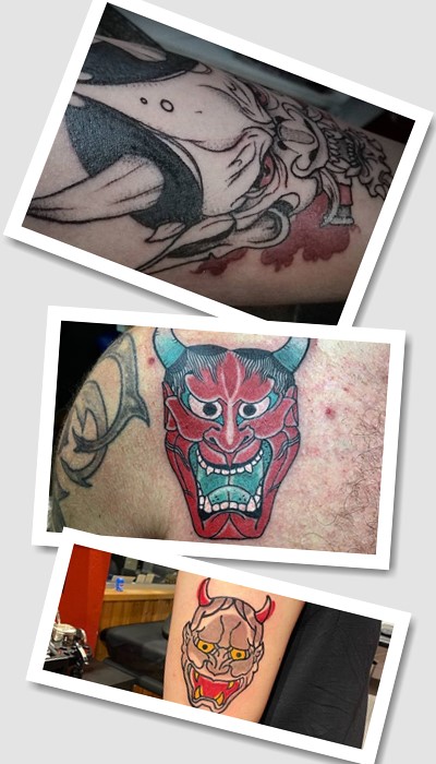 Японські демони тату символізм