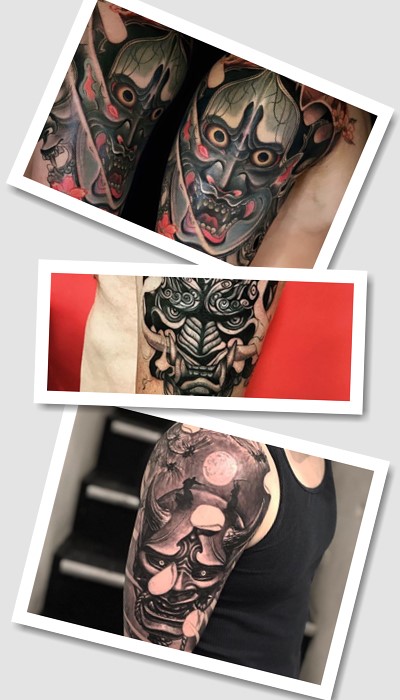 Японські демони тату – оригінальні та таємничі малюнки