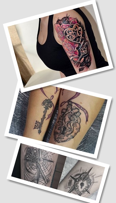 Варіанти малюнків Татуювання з замком