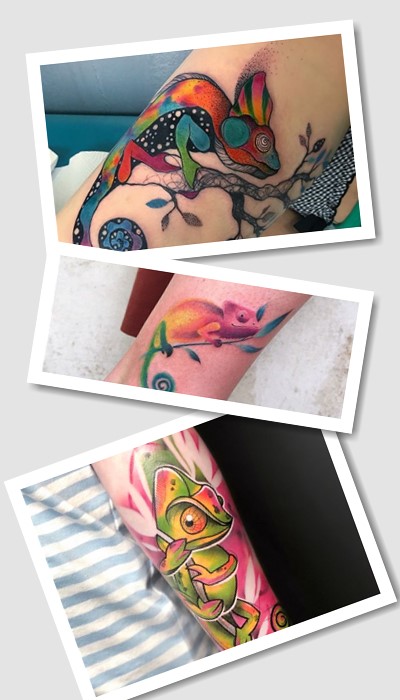 Татуювання хамелеон значення