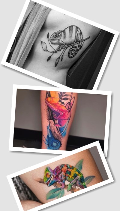 Що означає татуювання з хамелеоном?