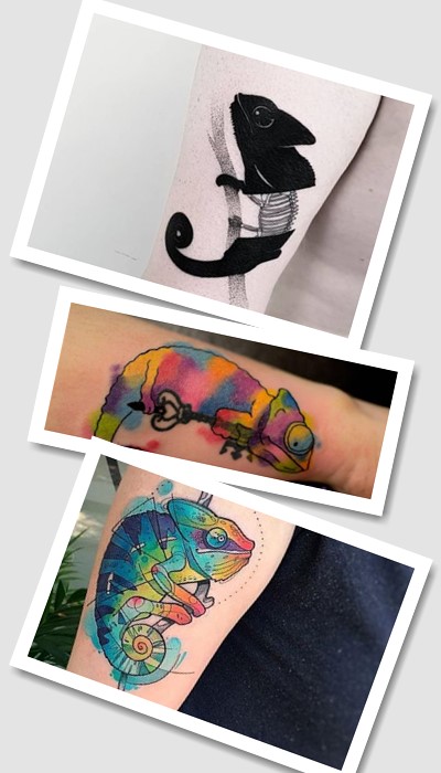 Тлумачення тату хамелеон