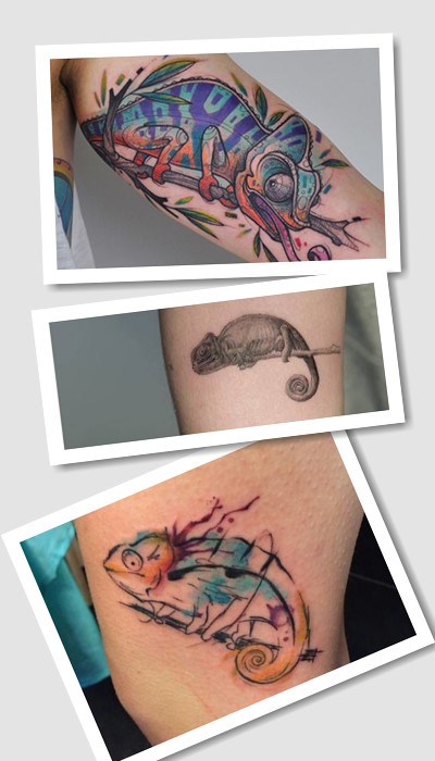 татуювання хамелеон особливості